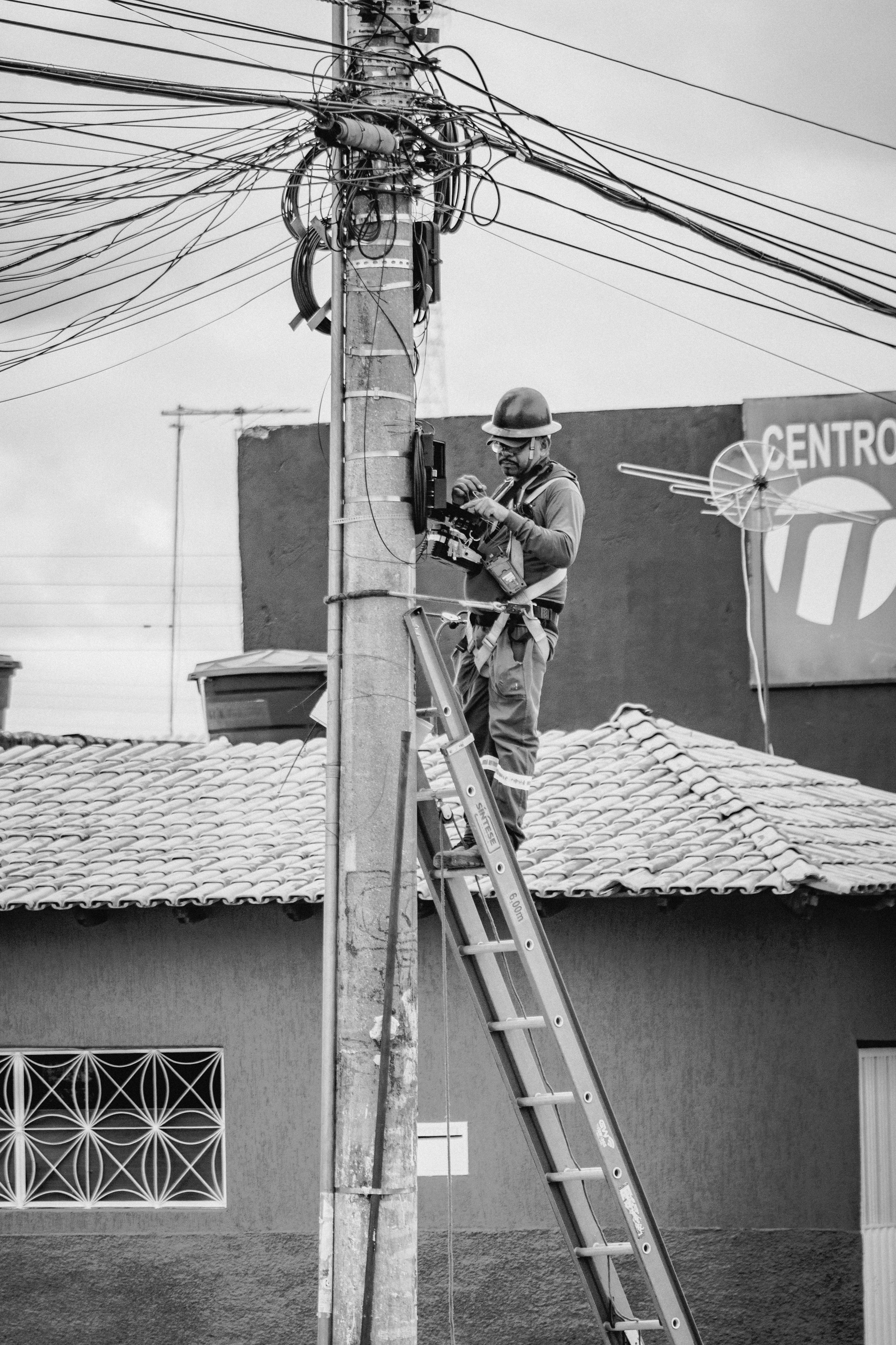 Instalação de telecomunicações — trajetória de João Rubens