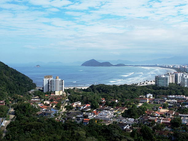 Vista aérea da Riviera de São Lourenço, Bertioga